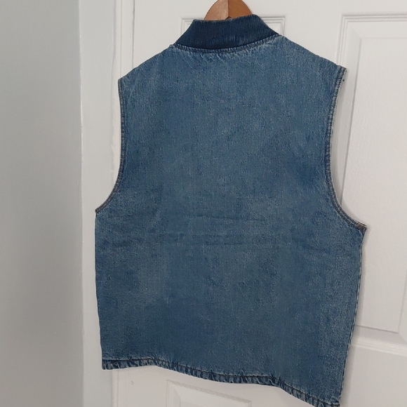 Levi's Blue Denim Vest - Picture 6 of 8